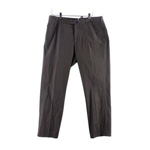 Incotex 1951 Slowear Men Olive Green Cotton Chino Lino Trousers Pants Size 38x30